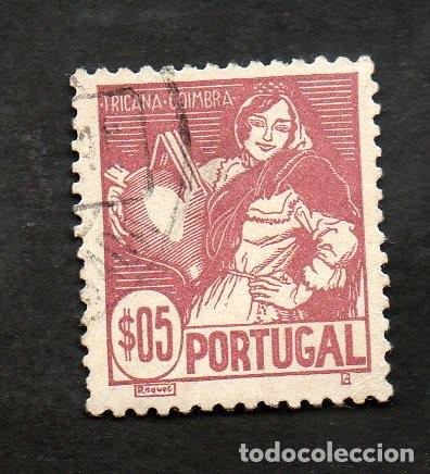 Selos: FILA 1941 PORTUGAL AF-608 YT 617 COSTUMES PORTUGUESES 1&ordf;.EMISS&Atilde;O CIRCULADO