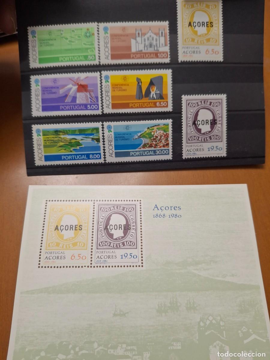 Timbres: HB1450 Sellos ISLAS AZORES PORTUGAL a&ntilde;o 1980 completo en NUEVO YVERT 323/330** v.c. 11.95 &euro;