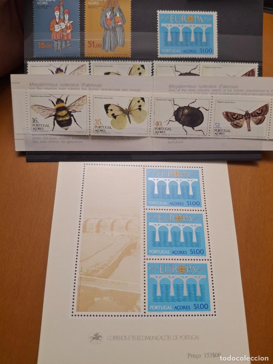 Timbres: HB1454 Sellos ISLAS AZORES PORTUGAL a&ntilde;o 1984** completo en NUEVO YVERT 351/357** v.c. 36 &euro;