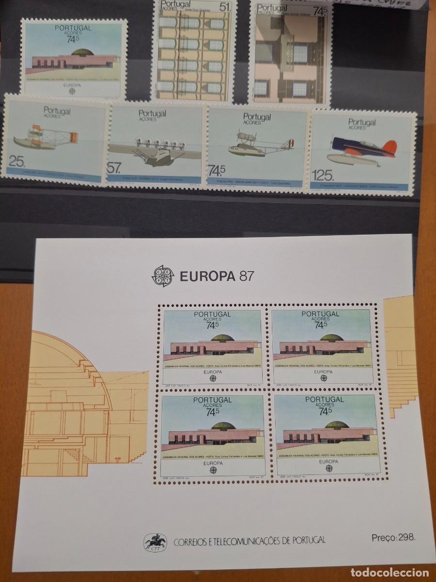 Timbres: HB1457 Sellos ISLAS AZORES PORTUGAL a&ntilde;o 1987 completo en NUEVO sin carne YVERT 372/378** v.c 26.75 &euro;
