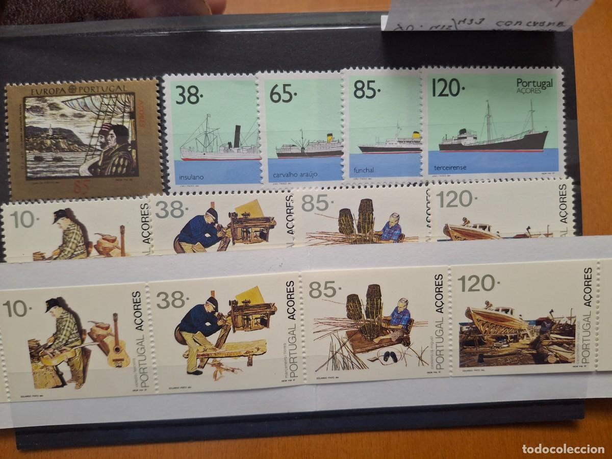 Selos: HB1461 Sellos ISLAS AZORES PORTUGAL a&ntilde;o 1992 completo en NUEVO YVERT 415/423** v.c 18 &euro;