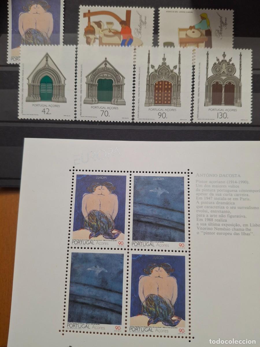 Briefmarken: HB1462 Sellos ISLAS AZORES PORTUGAL a&ntilde;o 1993 completo en NUEVO YVERT 424/431** v.c 19.50 &euro;