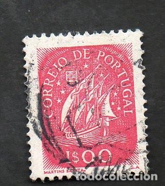 Selos: FILA 1943 PORTUGAL AF-624 YT 635 CARAVELA CIRCULADO