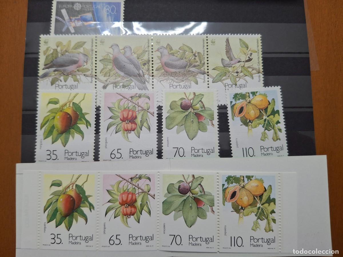 Selos: HB1500 Sellos MADEIRA a&ntilde;o 1991** completo en NUEVO sin hojita bloque con carne YVERT 150/159 v.c 20&euro;