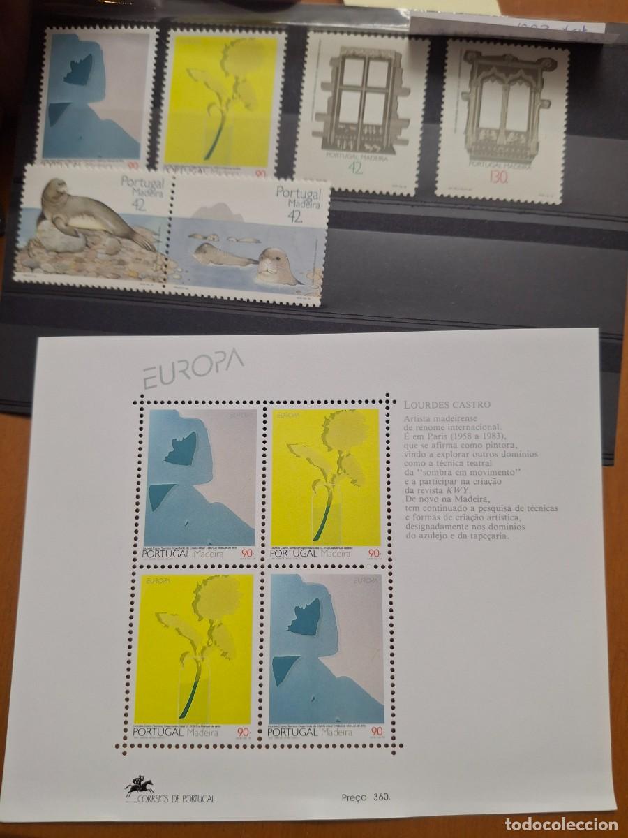 Selos: HB1502 Sellos MADEIRA a&ntilde;o 1993** completo en NUEVO con hojita bloque