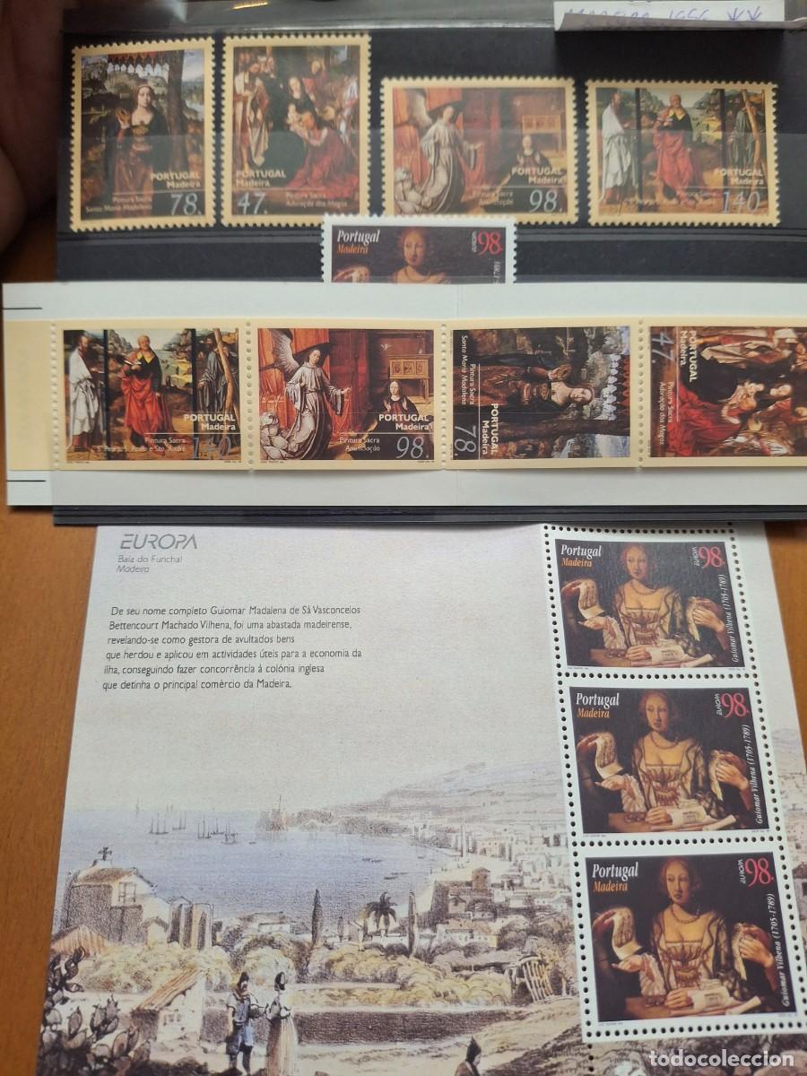 Selos: HB1504 Sellos MADEIRA a&ntilde;o 1996** completo en NUEVO con hojita bloque y carne