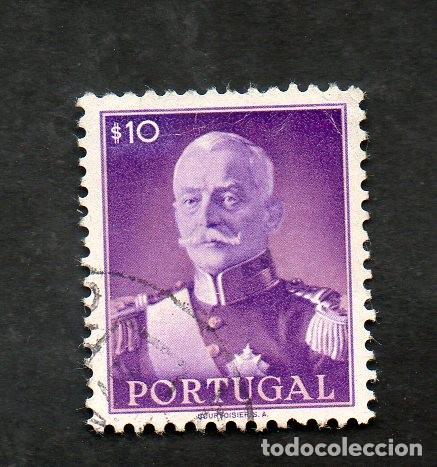 Sellos: FILA 1945 PORTUGAL AF-652 YT 663 PRESIDENTE CARMONA CIRCULADO