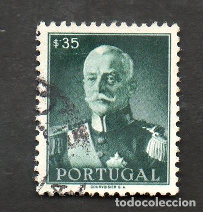 Sellos: FILA 1945 PORTUGAL AF-654 YT 665 PRESIDENTE CARMONA CIRCULADO