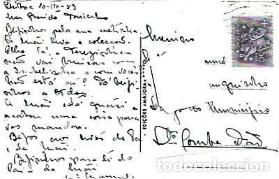 Sellos: Portugal & Para este viajero... ilustre. Gabriel Ferr&atilde;o, Lisboa a Santa Comba D&atilde;o 1953 (3112)