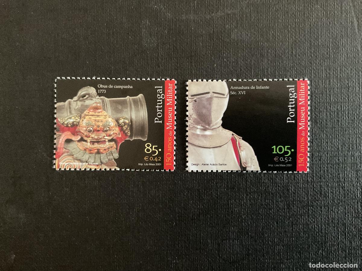 Sellos: PORTUGAL N&ordm; YVERT 2496/7*** A&Ntilde;O 2001. 150 ANIVERSARIO DEL MUSEO MILITAR