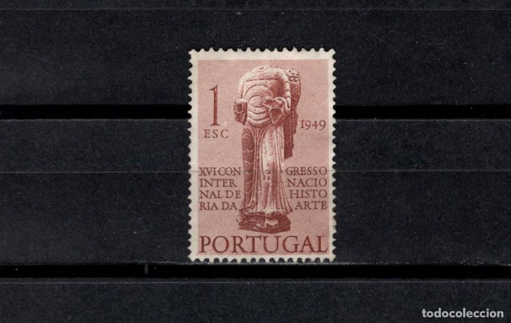 Timbres: Sello usado. Congreso Internacional Historia del Arte. 1 escudo. 1949. Yvert 724.
