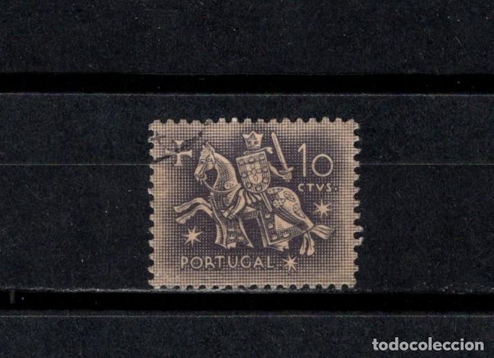 Briefmarken: Sello usado. Escudo del rey Dinis. 10 centavos. 1953. Yvert 775.