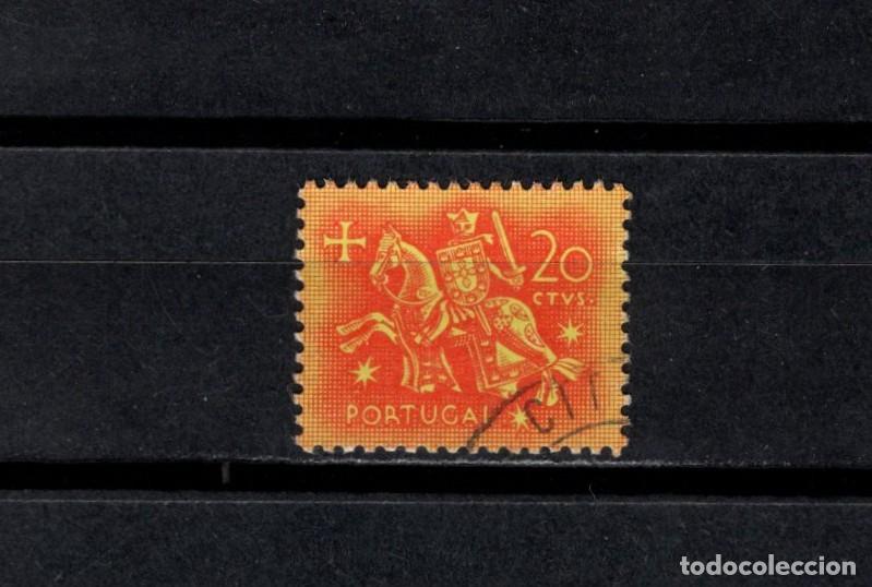 Briefmarken: Sello usado. Escudo del rey Dinis. 20 centavos. 1953. Yvert 776.