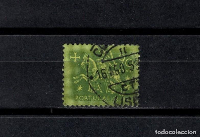 Francobolli: Sello usado. Escudo del rey Dinis. 90 centavos. 1953. Yvert 778.