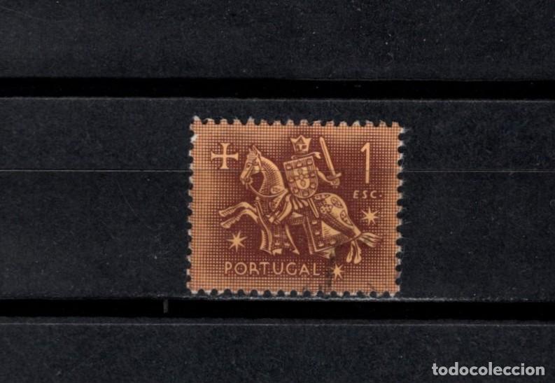 Selos: Sello usado. Escudo del rey Dinis. 1 escudo. 1953. Yvert 779.