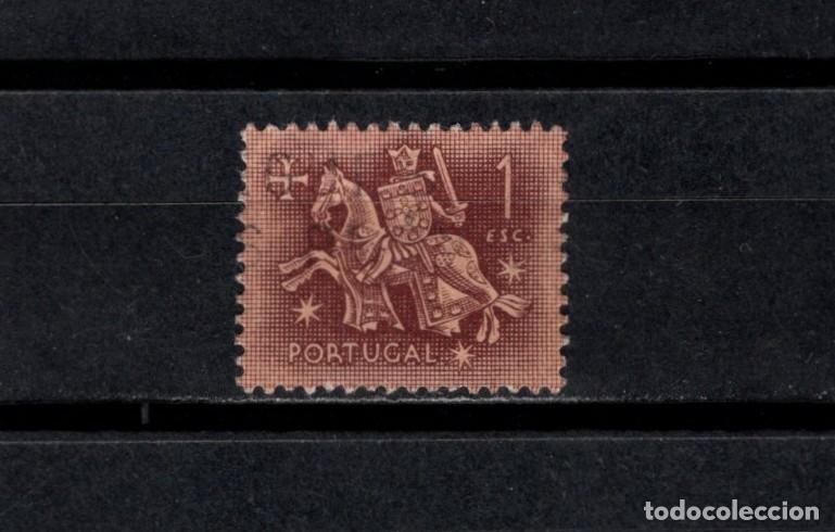 Selos: Sello usado. Escudo del rey Dinis. 1 escudo. 1953. Yvert 779.