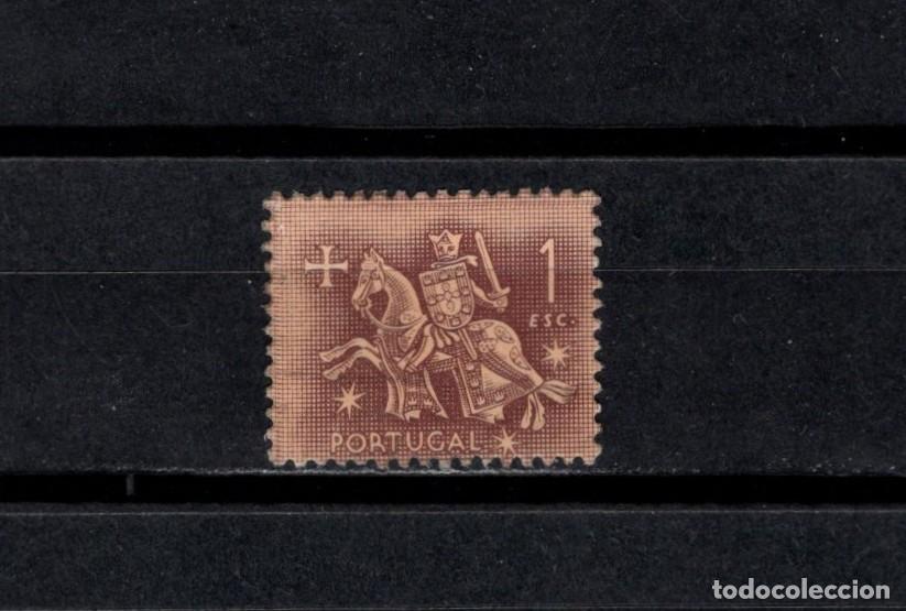 Briefmarken: Sello usado. Escudo del rey Dinis. 1 escudo. 1953. Yvert 779.