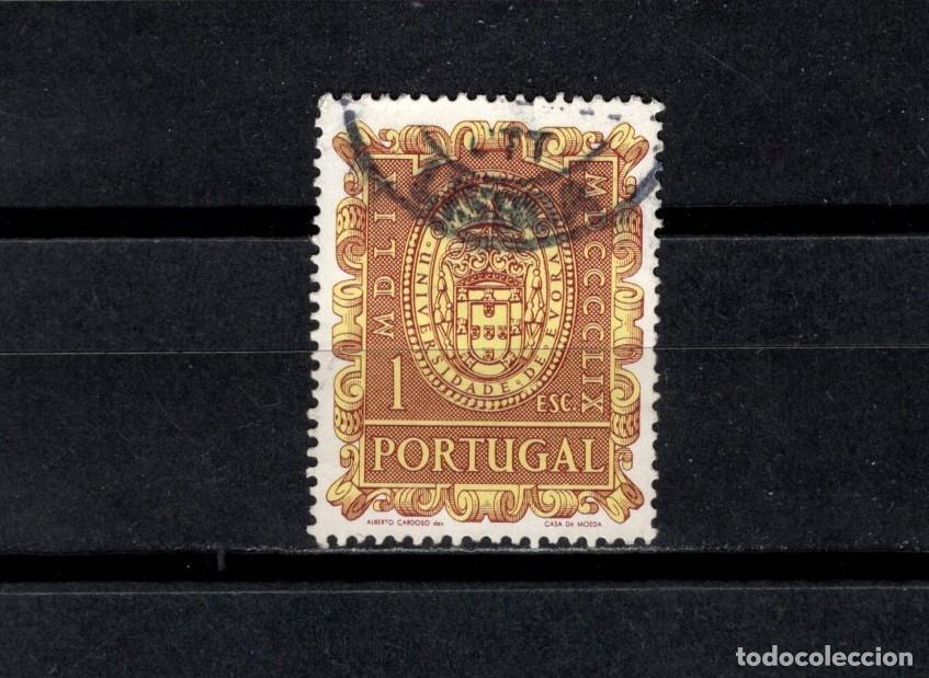 Timbres: Sello usado. IV Centenario Universidad de &Eacute;vora. 1 escudo. 1960. Yvert 870.