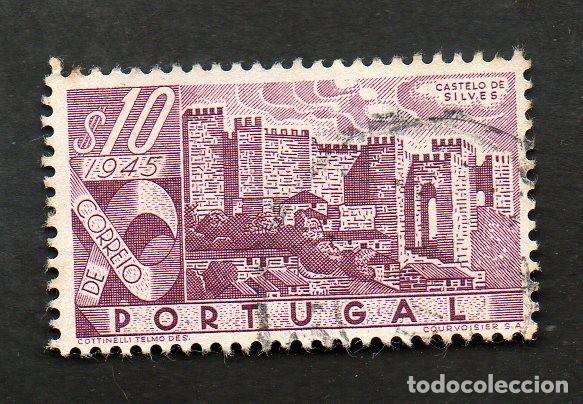Francobolli: FILA 1946 PORTUGAL AF-664 YT 675 CASTELOS DE PORTUGAL CIRCULADO