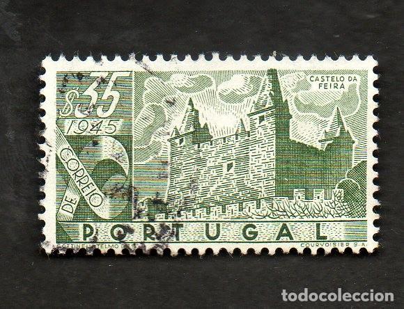 Sellos: FILA 1946 PORTUGAL AF-666 YT 677 CASTELOS DE PORTUGAL CIRCULADO