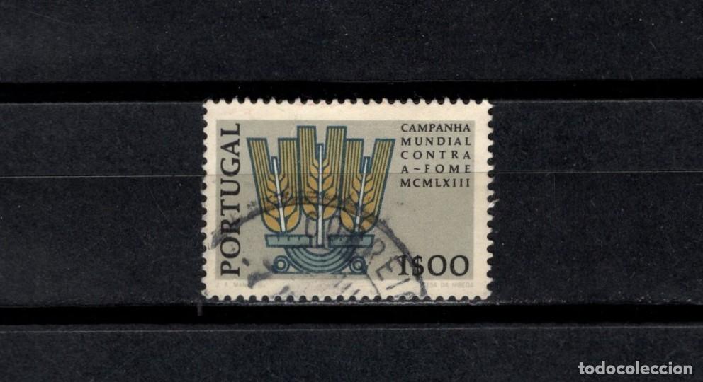Briefmarken: Sello usado. Lucha Mundial contra el Hambre. 1 escudo. 1963. Yvert 916.