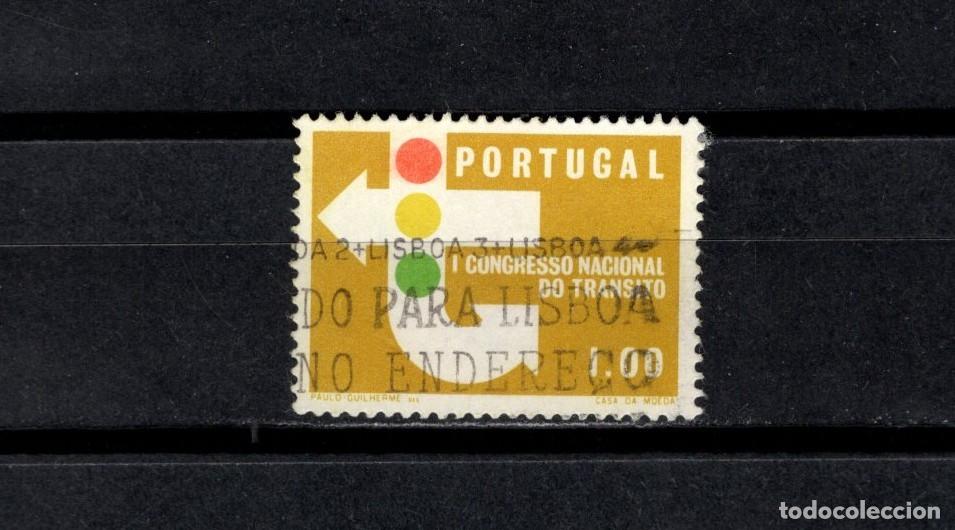 Sellos: Sello usado. Congreso nacional sobre seguridad vial. 1 escudo. 1965. Yvert 955.