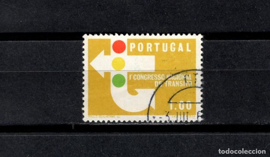 Sellos: Sello usado. Congreso nacional sobre seguridad vial. 1 escudo. 1965. Yvert 955.