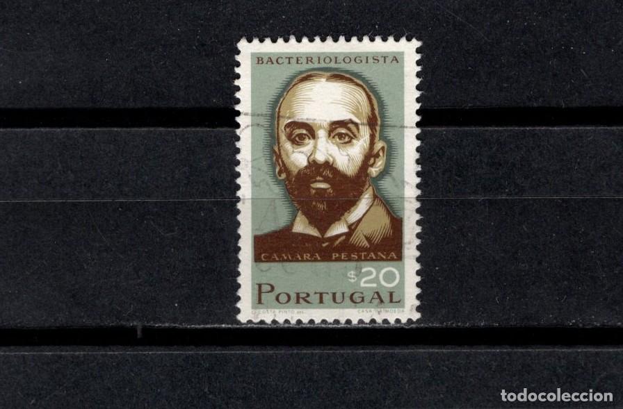 Sellos: Sello usado. C&atilde;mara Pestana, 1863-1899. Bacteri&oacute;logo. 20 centavos. 1966. Yvert 996.