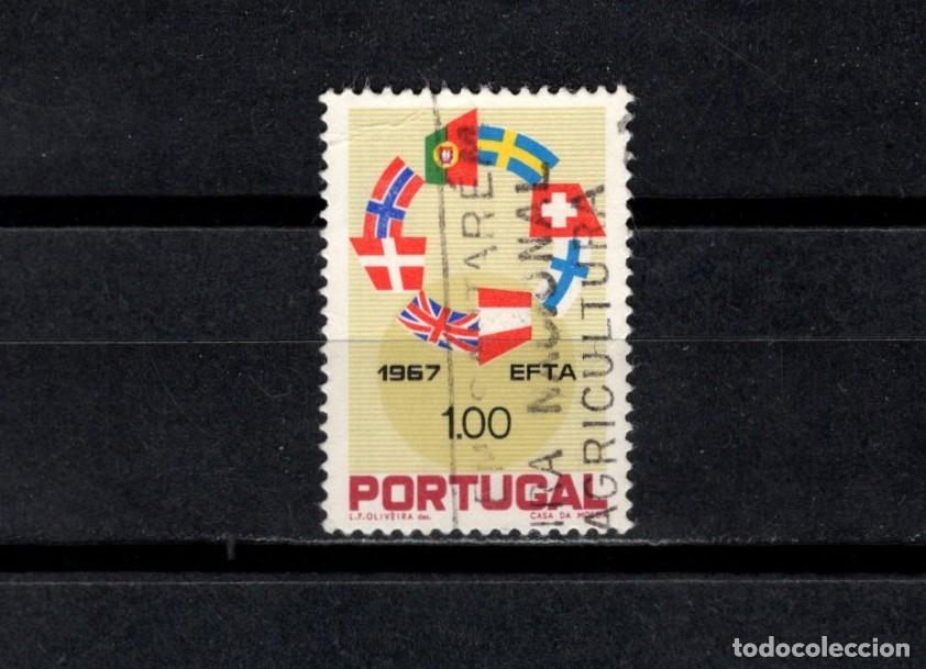 Sellos: Sello usado. Asociaci&oacute;n Europea de Libre Comercio. 1 escudo. 1967. Yvert 1024.
