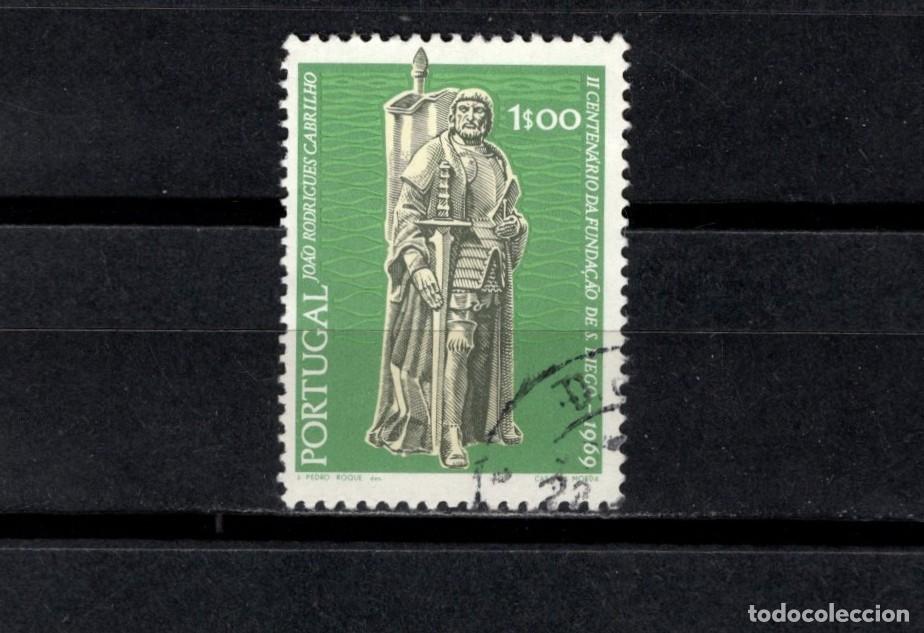 Sellos: Sello usado. Bicentenario Fundacion de San Diego. 1 escudo. 1969. Yvert 1060.