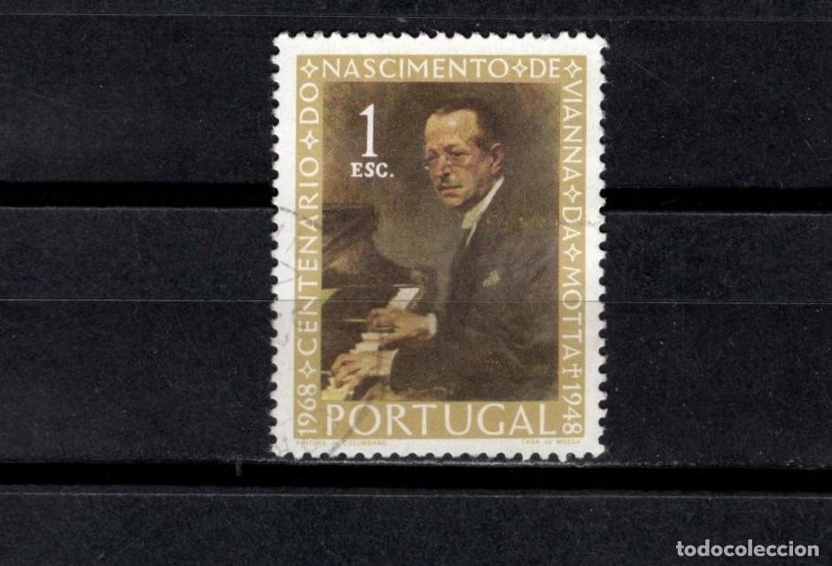 Sellos: Sello usado. Centenario nacimiento pianista Vianna da Motta. 1 escudo. 19699. Yvert 1064.