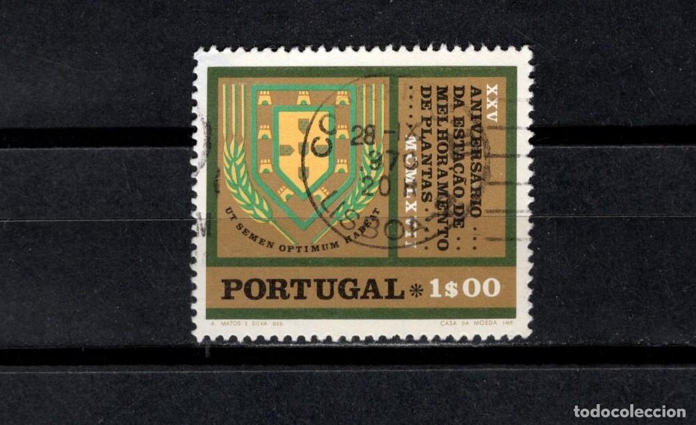 Sellos: Sello usado. XXV Aniversario Centro Agricola de Elva. 1 escudo. 1970. Yvert 1083.