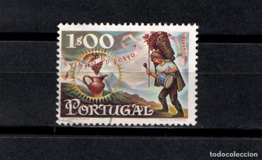 Sellos: Sello usado. Vino de Oporto. Vinatero. 1 escudo. 1970. Yvert 1098.