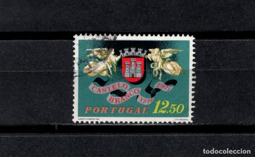 Sellos: Sello usado. Bicentenario Fundaci&oacute;n de Castelo Branco. 12,50 escudos. 1971. Yvert 1125.