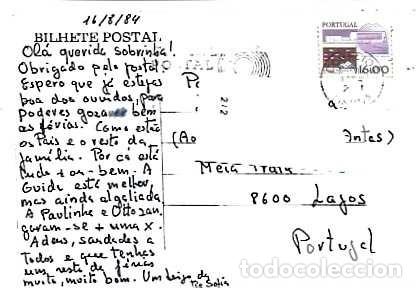 Stamps: Portugal y Marcofilia, Para identificar, Lisboa a Lagos 1984 (3807)