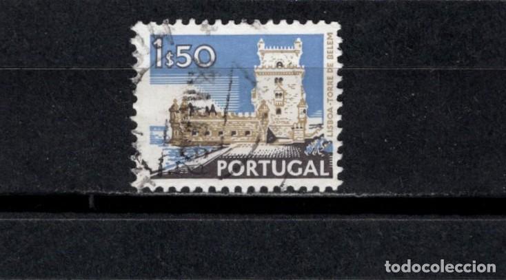Sellos: Sello usado. Ciudades y paiajes. Torre de Belem. Lisboa. 1,50 escudos. 1972. Yvert 1138.