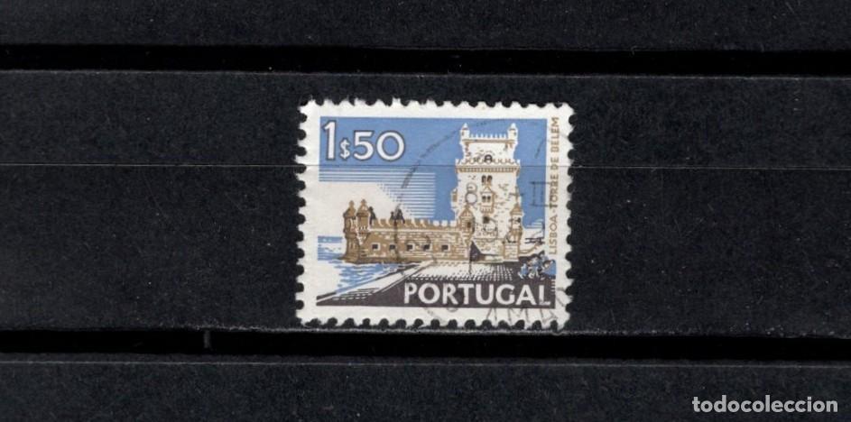 Sellos: Sello usado. Ciudades y paiajes. Torre de Belem. Lisboa. 1,50 escudos. 1972. Yvert 1138.