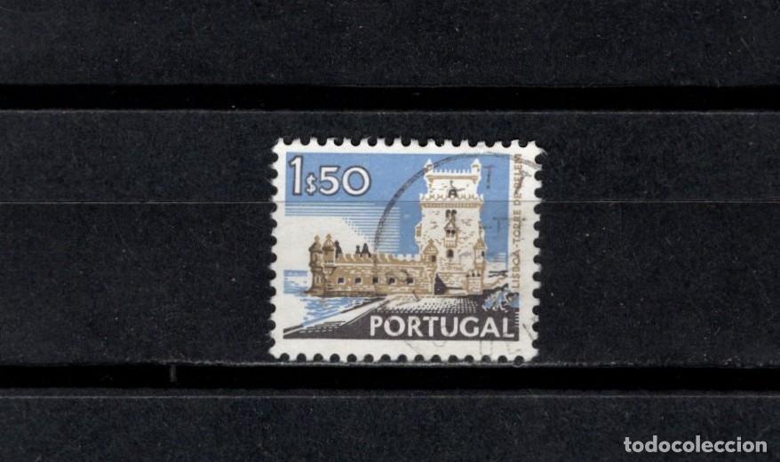 Sellos: Sello usado. Ciudades y paiajes. Torre de Belem. Lisboa. 1,50 escudos. 1972. Yvert 1138.