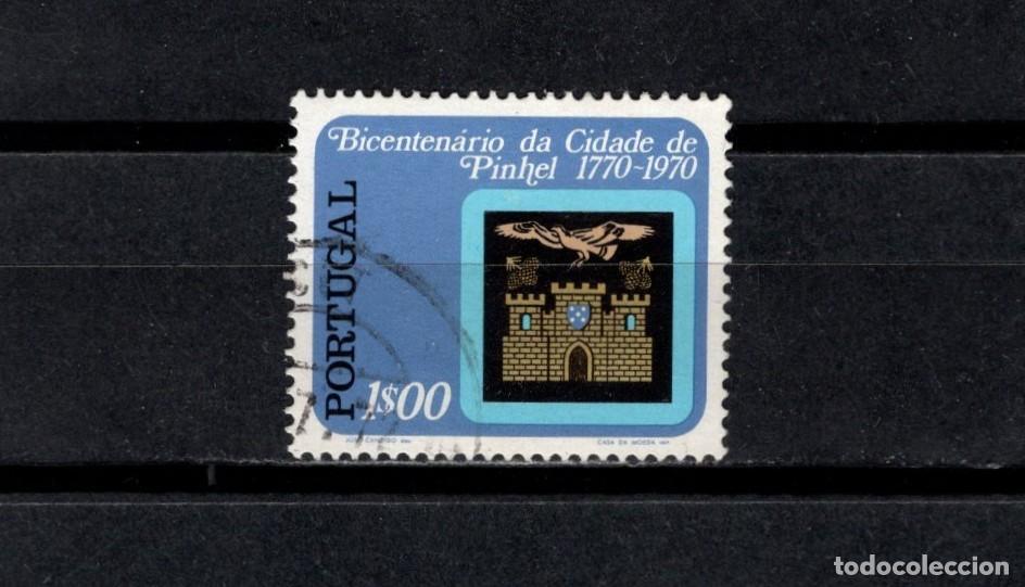 Sellos: Sello usado. Bicentenario Fundaci&oacute;n de Pinhel. 1 escudo. 1972. Yvert 1144.