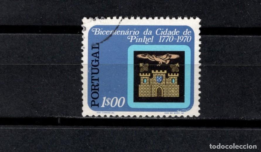 Sellos: Sello usado. Bicentenario Fundaci&oacute;n de Pinhel. 1 escudo. 1972. Yvert 1144.
