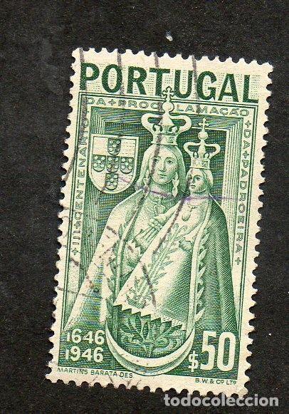 Francobolli: FILA 1946 PORTUGAL AF-674 YT 684-685 PROCLAMA&Ccedil;&Atilde;O PADROEIRA PORTUGAL CIRCULADO