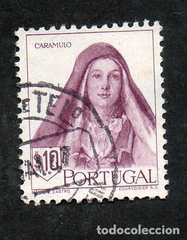 Sellos: FILA 1947 PORTUGAL AF-677 YT 688 COSTUMES PORTUGUESES 2&ordf; EMISS&Atilde;O CIRCULADO