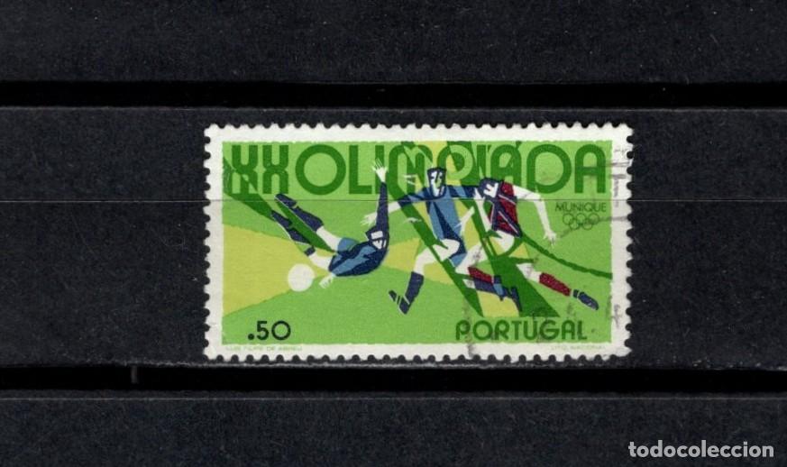 Sellos: Sello usado. Juegos Ol&iacute;mpicos de Munich 1972. 0,50 centavos. Yvert 1156.