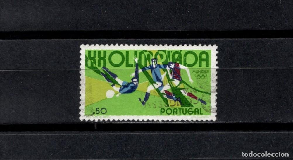 Sellos: Sello usado. Juegos Ol&iacute;mpicos de Munich 1972. 0,50 centavos. Yvert 1156.