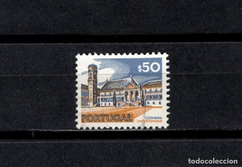 Sellos: Sello usado. Ciudades y paiajes. Universidad de Coimbra. 0,50 escudos. 1972. Yvert 1136.
