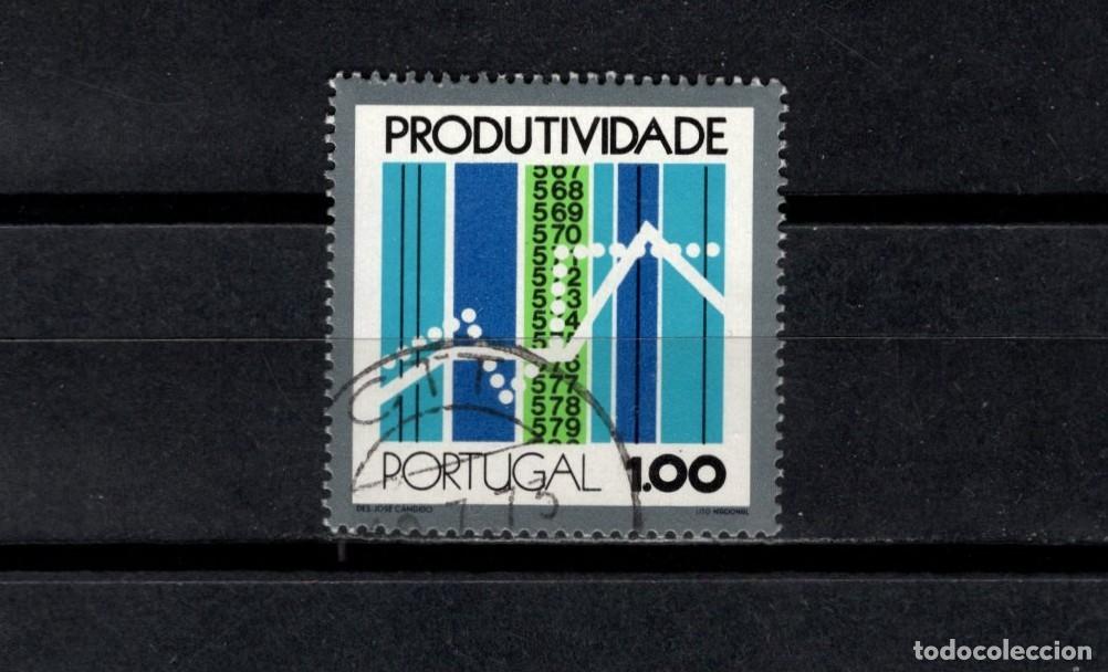 Sellos: Sello usado. Conferencia Economia Productiva. 1 escudo. 1973. Yvert 1176.