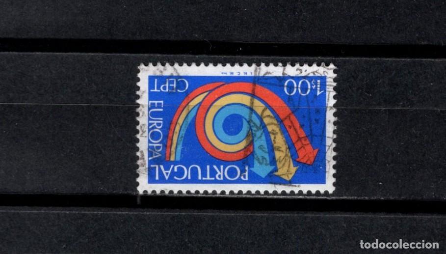 Sellos: Sello usado. Emisi&oacute;n Europa 1973. 1 escudo. 1973. Yvert 1179