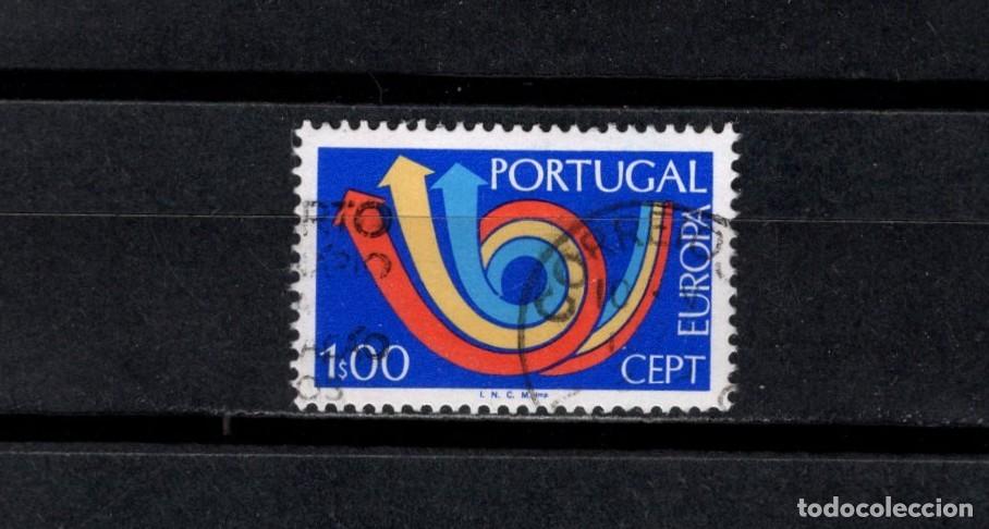 Sellos: Sello usado. Emisi&oacute;n Europa 1973. 1 escudo. 1973. Yvert 1179
