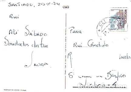 Sellos: Portugal & Marcofilia, Santiago do Cacem, Lisboa 1974 (649)
