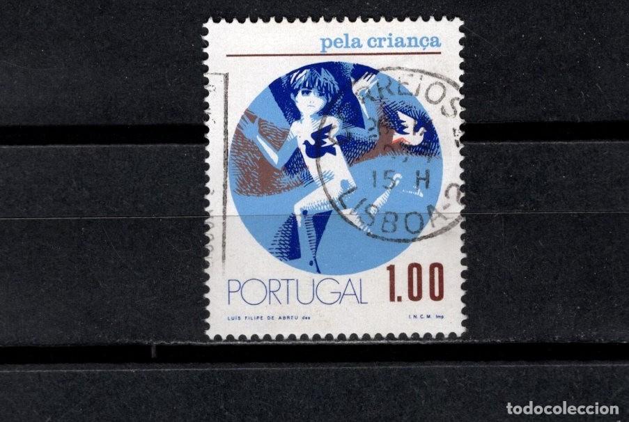 Sellos: Sello usado. Pro juventud. 1 escudo. 1973. Yvert 1186.